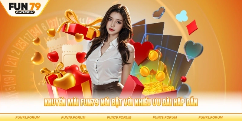 Khuyến mãi FUN79 nổi bật với nhiều ưu đãi hấp dẫn