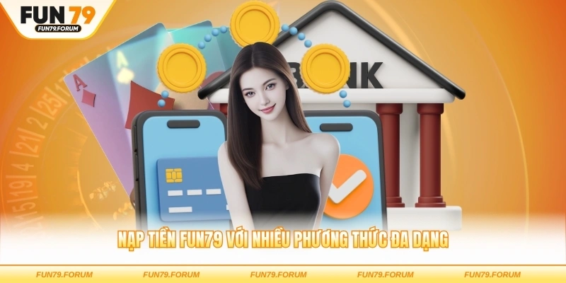 Nạp tiền FUN79 với nhiều phương thức đa dạng